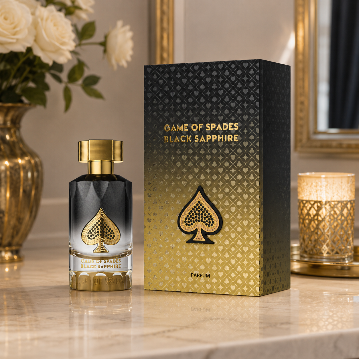 Jo Milano (LATEST RELEASE) Paris Game of Spades BLACK SAPPHIRE Parfum 3.0 fl oz