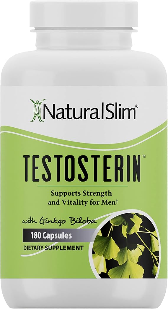 Naturalslim Natural Testosterone Booster for Men - Male Enhancing Supplement