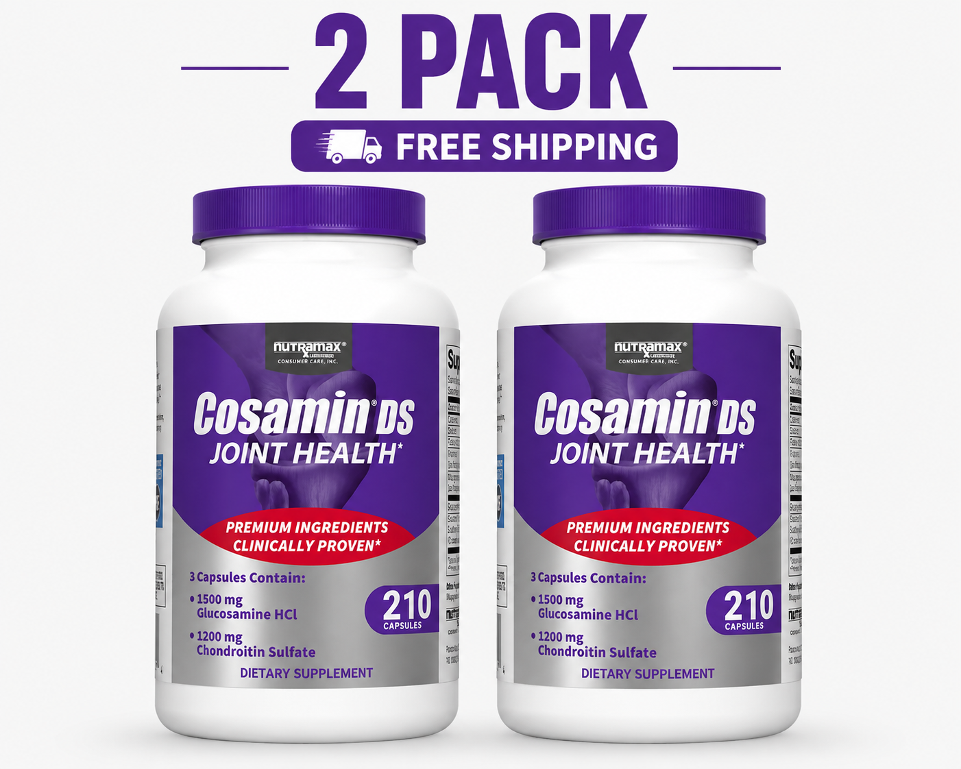 Cosamin DS for Joint Health, 210 Capsules 2 PACK