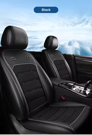 12V/24V Summer Cooling Car Seat Cushion Front Seat Cooled Seat Cover with Intelligent Fans Breathable Ventilated Seat Cushion
