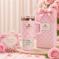 Stanley x Love Shack Fancy Flask Quencher Tumbler Cup20oz Pink