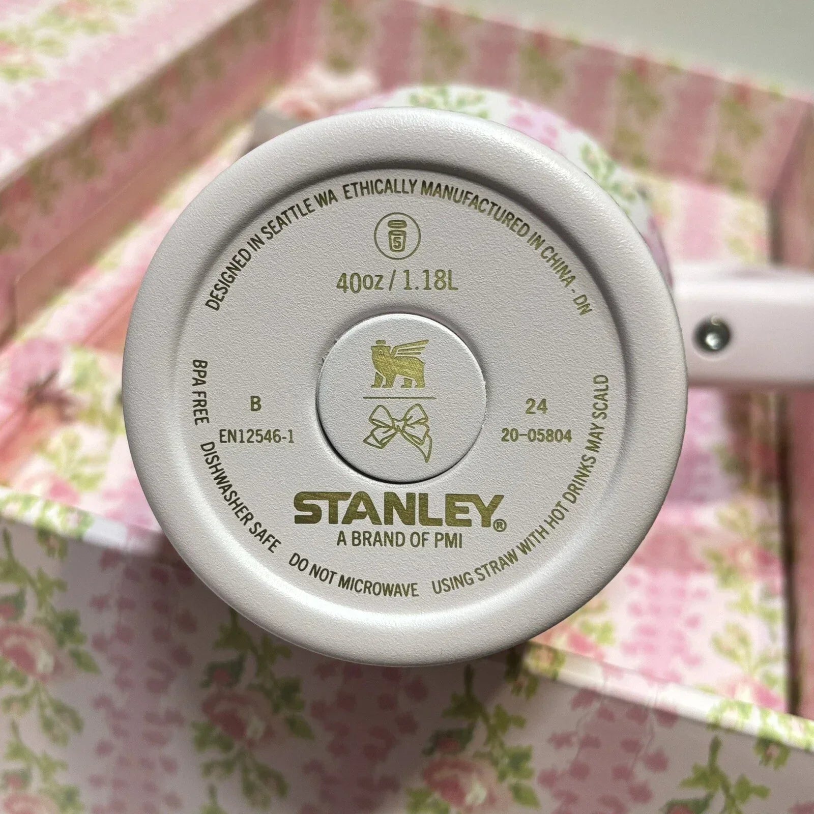 LoveShackFancy x Stanley 40oz Quencher H2.0 Stainless Tumbler