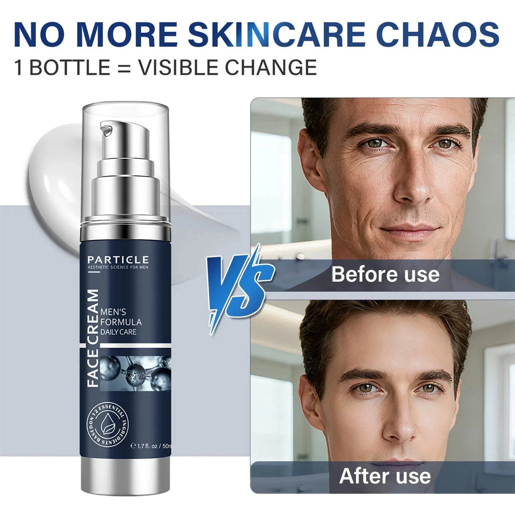 3X Particle Face Cream Men 6 in 1 Anti-Aging Cream Fights Eye Bags Dark Spots