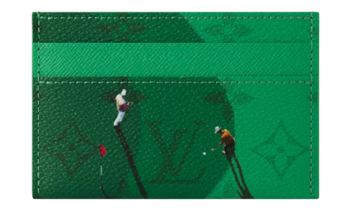 Louis Vuitton Golf Card Case Green