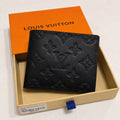 Louis Vuitton Monogram Black Bifold Men's Wallet