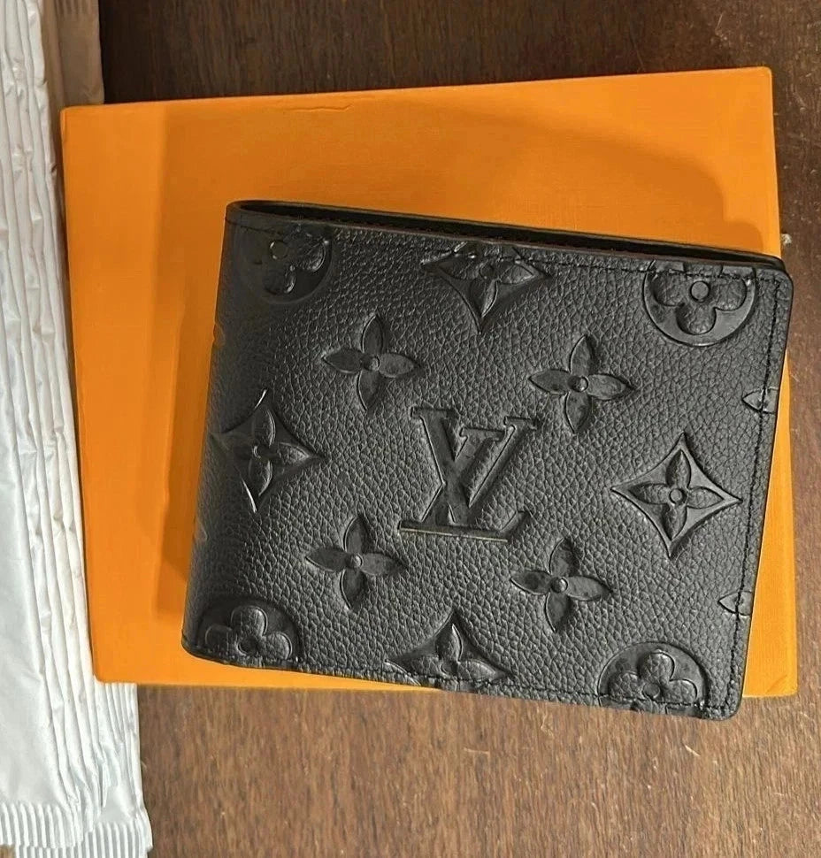 Louis Vuitton Monogram Black Bifold Men's Wallet