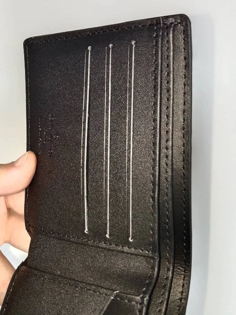 Louis Vuitton Monogram Black Bifold Men's Wallet