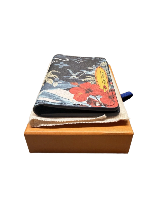 Louis Vuitton Pocket Organizer Monogram Surfin’ Blue Bifold Wallet M83498