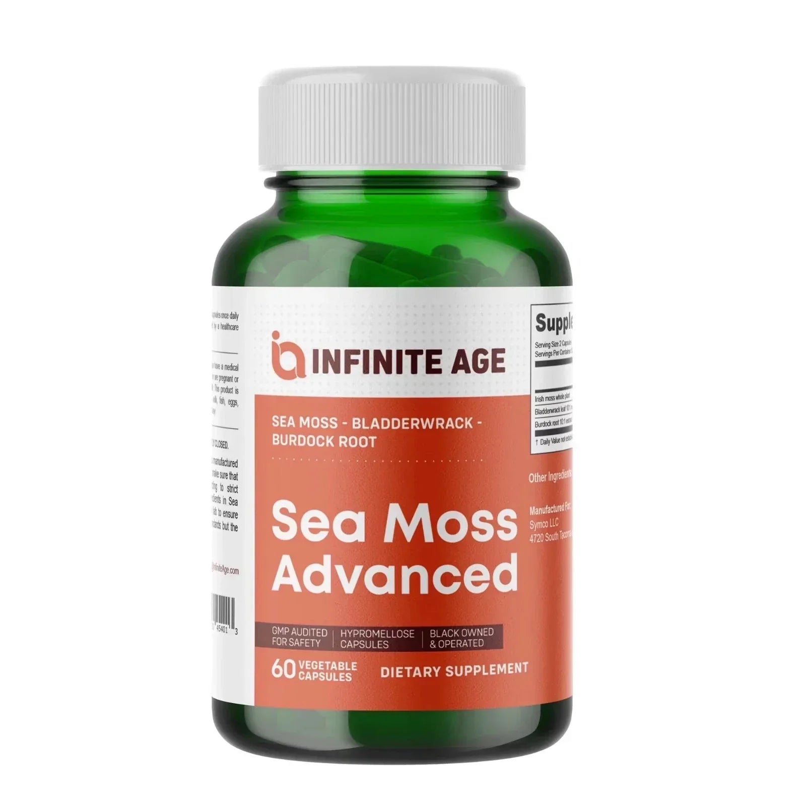 INFINITE AGE 1250mg Sea Moss Advanced Superfood Capsules