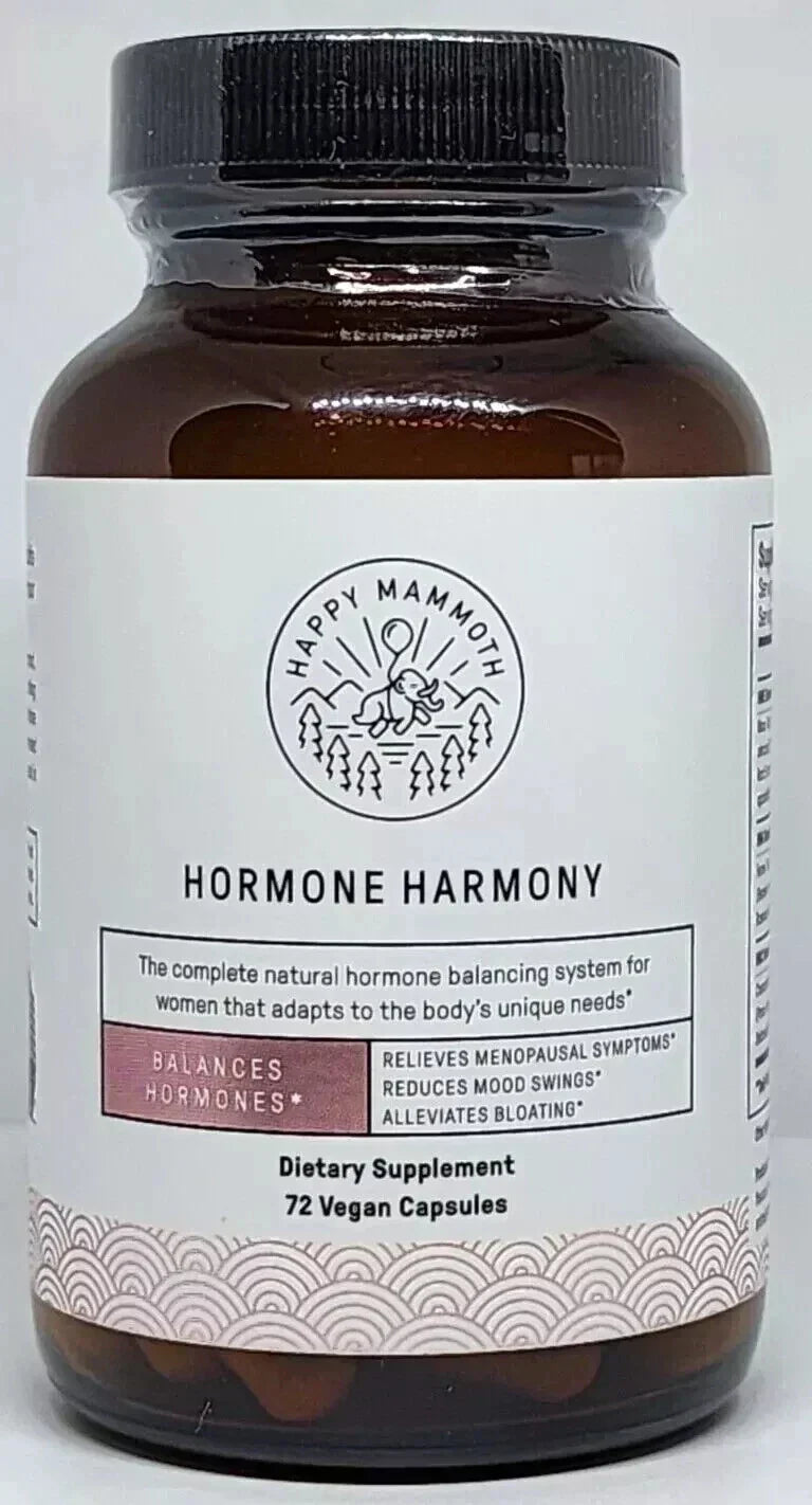 Happy Mammoth Hormone Harmony- Balances Hormones 72 Capsules