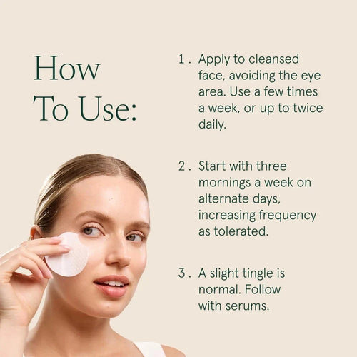 Barefaced Toning Pads (60 count) - Exfoliating Face 60 Count (Pack of 1)