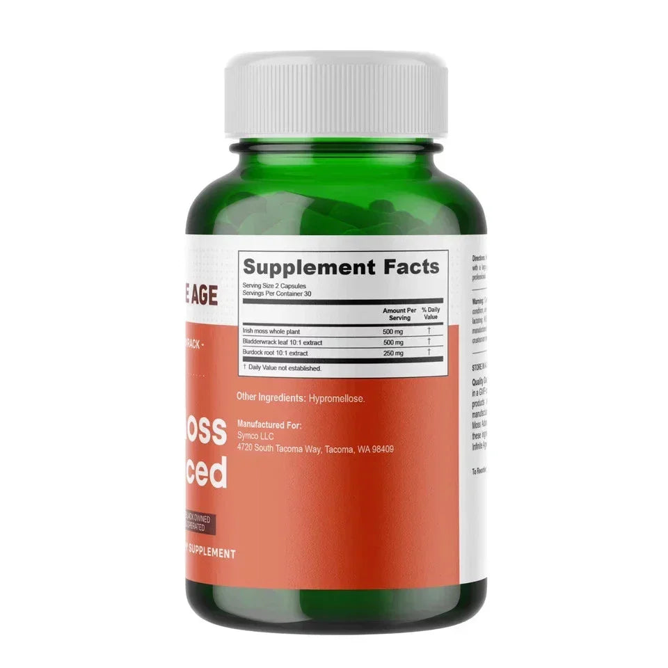 INFINITE AGE 1250mg Sea Moss Advanced Superfood Capsules